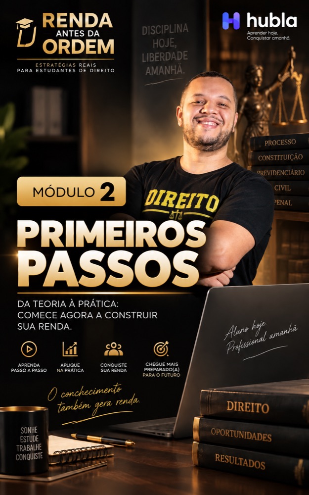 Capa do Módulo 2, Primeiros passos